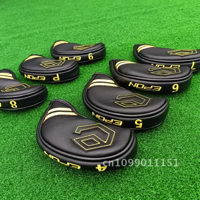 New Golf Iron Covers Met Magnetische Sluiting 4-9 Golf P(7Pcs) Irons Verzending Man voor Pu Set Gratis Covers Vrouwen