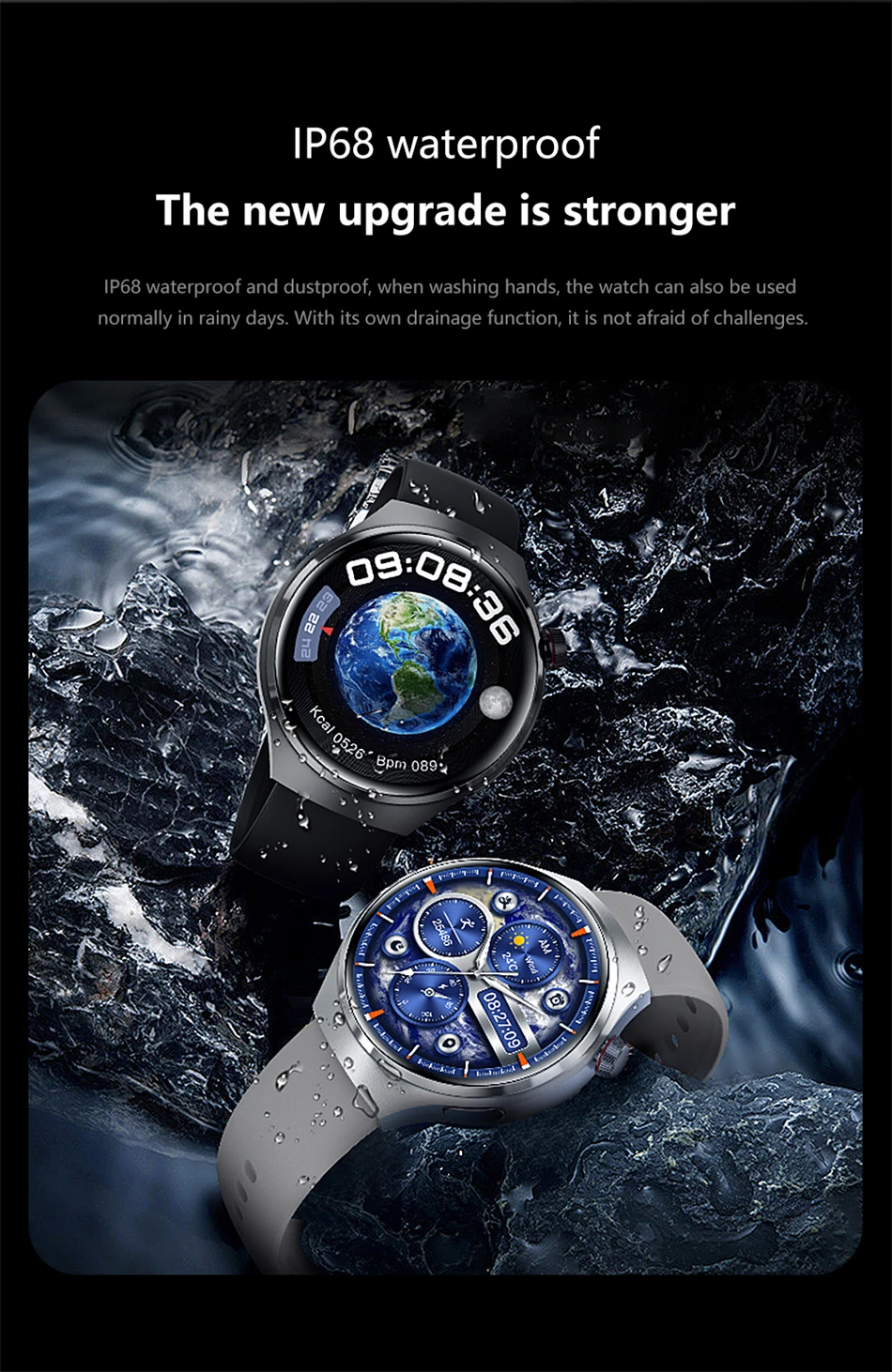 2026 New Watch 4 Pro Man Woman Smart Watch Bluetooth Call GPS NFC Heart Rate 100+ Sports Waterproof Smart Watch For Android iOS S1435f36e14fd47e3af560b15c9d81db9u