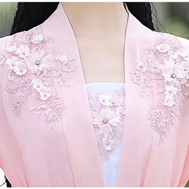 فستان وردي قديم للبالغين من Hanfu للنساء 2025 جديد فائق الجنية ترفرف أداء الرقص الكلاسيكي العتيق بدلة كاملة باللون الأزرق #5