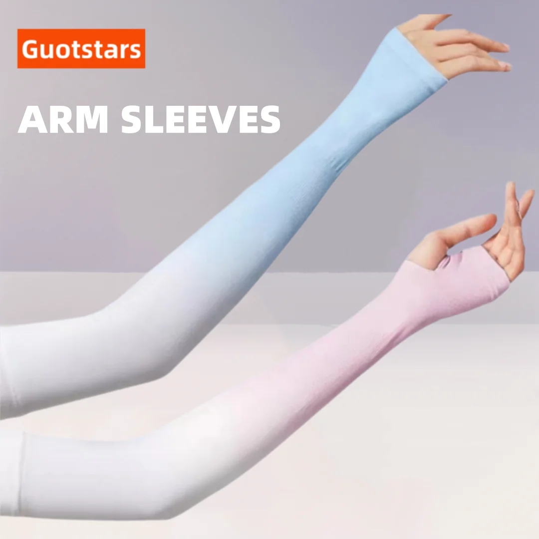 

Cooling Arm Sleeves Cover Women Men Outdoor Sports Running UV Sun Protection Outdoor Fishing Cycling Sleeves for Hide Tattoo