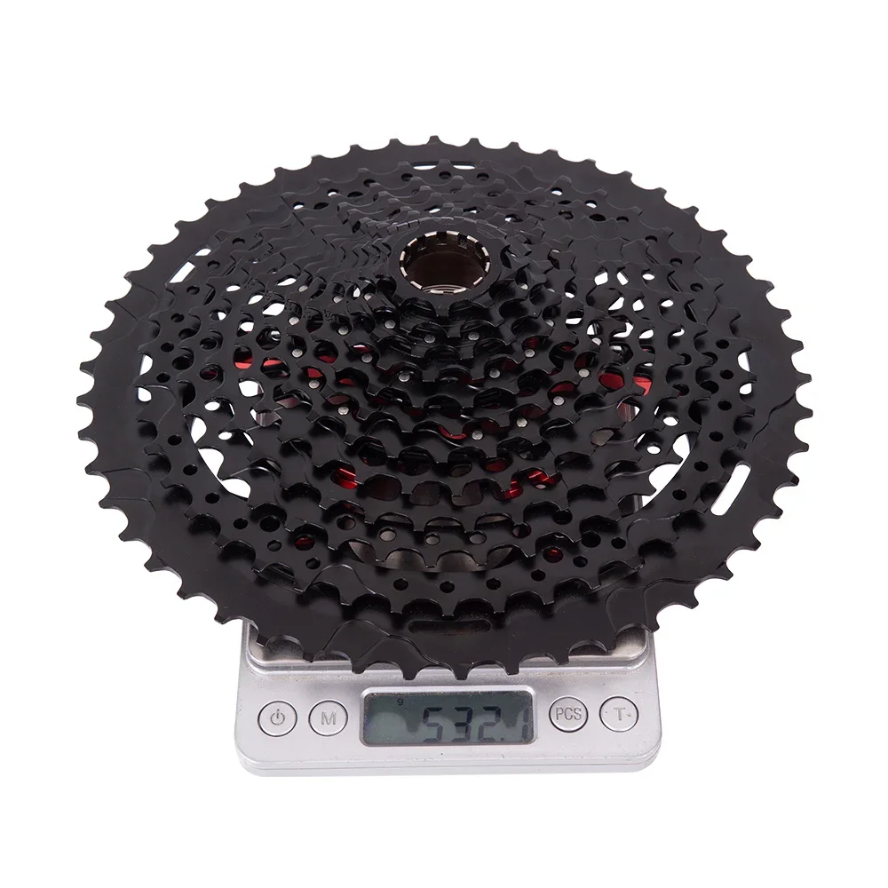 ZTTO MTB 12S 9-50T XD Cassette 9T XD Cassette Black 532g 556% RANGE 12S 9-50T L Cassette Steel 12 Speed Freewheel Sprocket XD K7