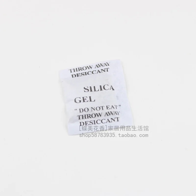 Silica Gel Desiccant Moisture Absorber, Reusable Packs, Free Shipping, 1g per Bag, 1000Pcs Lot