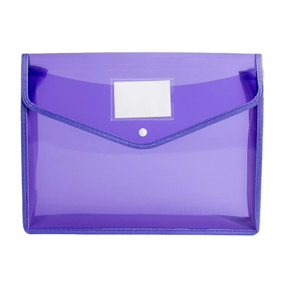 โฟลเดอร์แฟ้มโปร่งใสกันน้ําโปร่งใสขยายแฟ้มโฟลเดอร์พร้อมฝาปิดสําหรับสํานักงานธุรกิจโรงเรียนเอกสารขนาด A4/b5