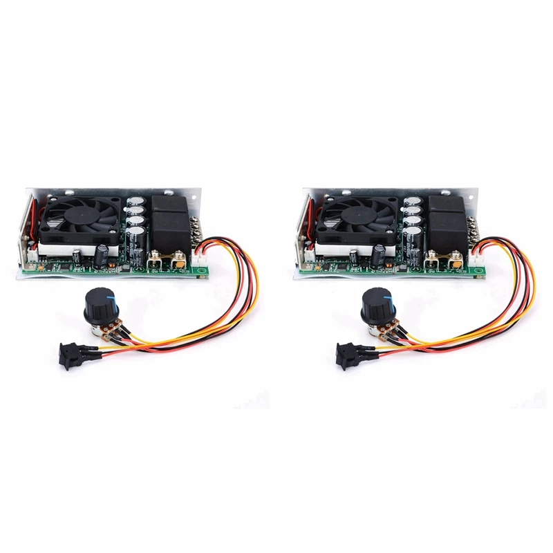 

2X DC 10-50V Speed Controller 100A 3000W Programmable Reversible PWM Control Motor Speed Controller