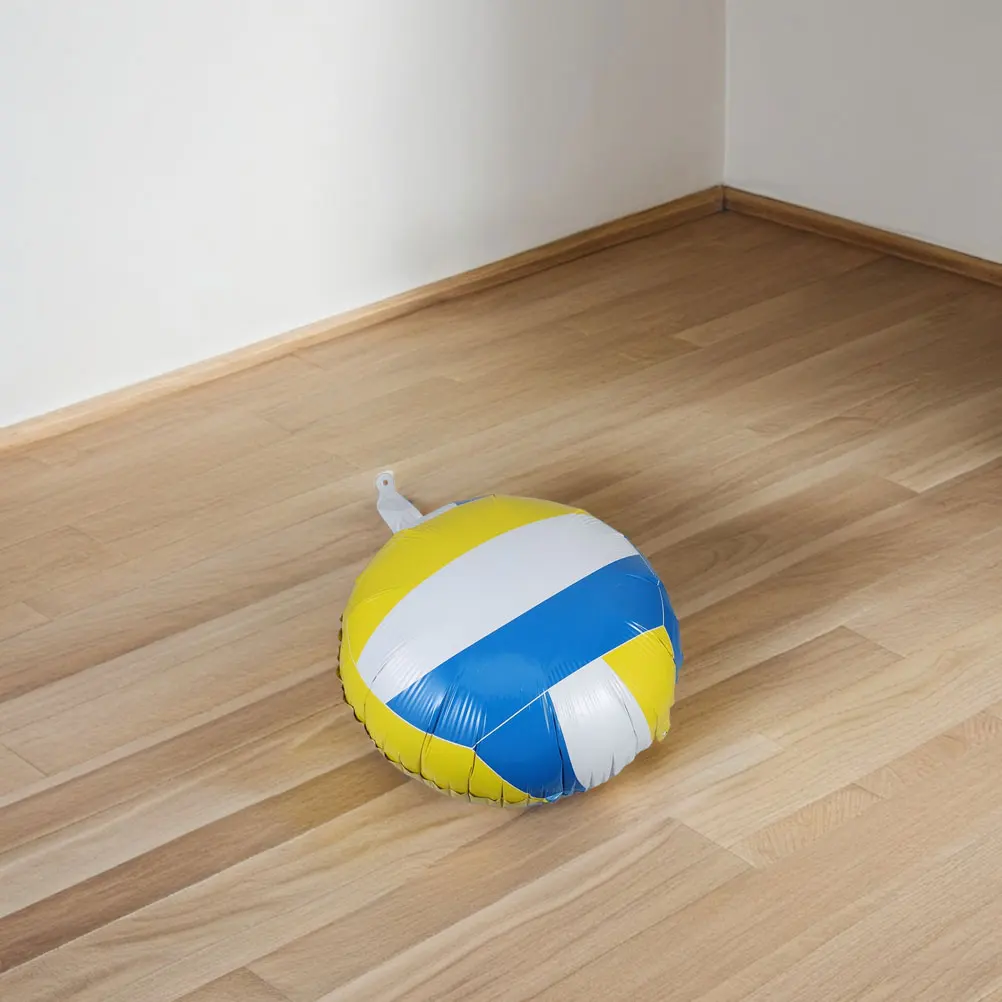 

12Pcs Volleyball Foil Balloons 18inch Aluminum Foil Sports Decorations for Birthday Parties Volleyball Theme Party Supplies