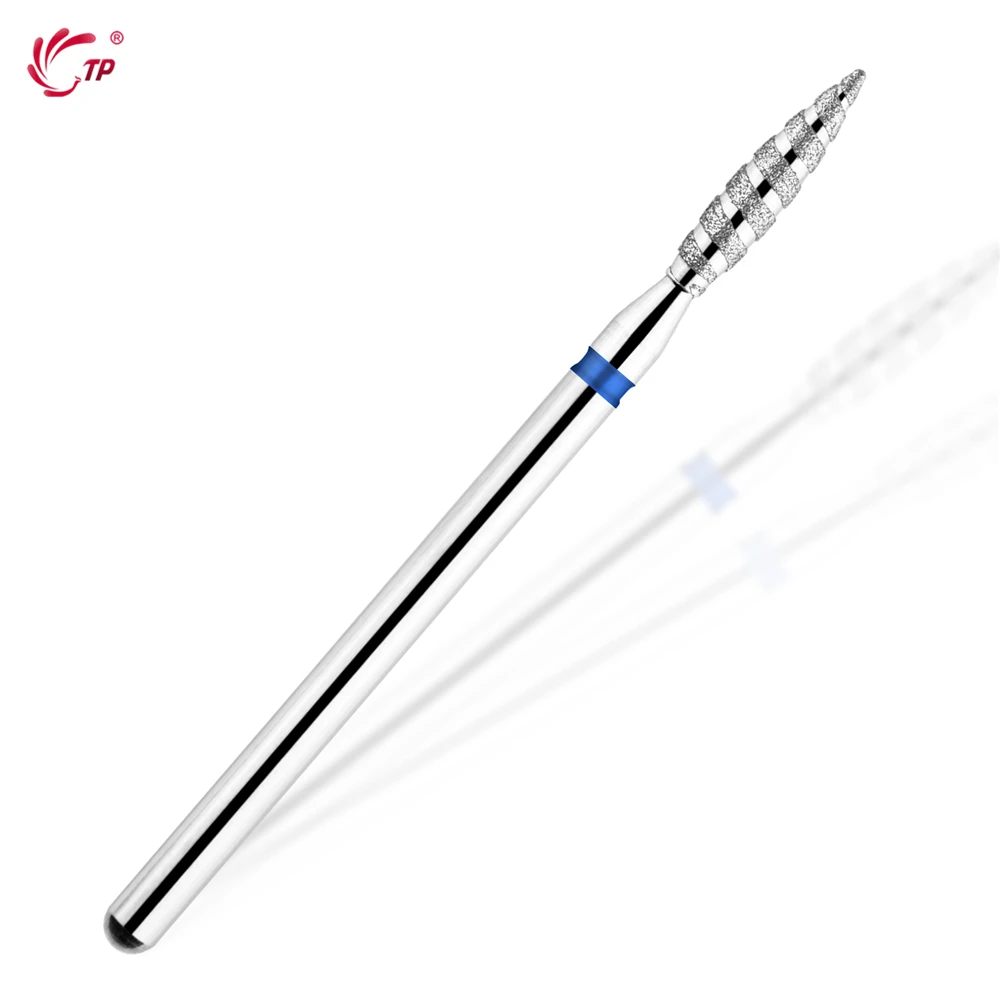 TP 5pcs/lot Flame Tornado Nail Drill Bits 3/32\