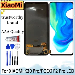 6.67 inch  For Xiaomi Redmi K30 Pro LCD Display Touch Screen Digitizer Assembly For Xiaomi Poco F2 Pro Screen M2004J11 Replace