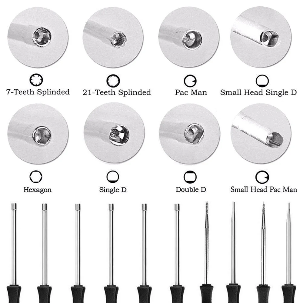 Carburetor Adjustment Tool Screwdriver Kit for Common Cycle Adjusting Engine Carb AdjustingTool Compatible with Trimmer Chainsaw