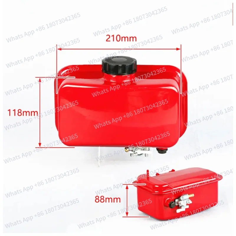 

L40 Fuel tank assembly 2.3L FOR Yanmar L40 L48 more 2KW 3KW 211CC 247CC diesels tank w/ cap valve cock tap complete