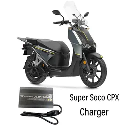 New Fit Super Soco CPX Charger Special Charger 70.5V 15A For Super Soco CPX