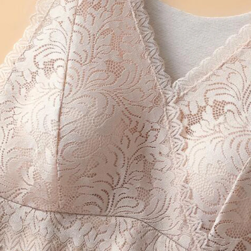Thermal Underwear Vest Thermo Lingerie Woman Winter Clothing Warm Top Inner Wear Thermo Shirt Undershirt Intimate Lace Bra
