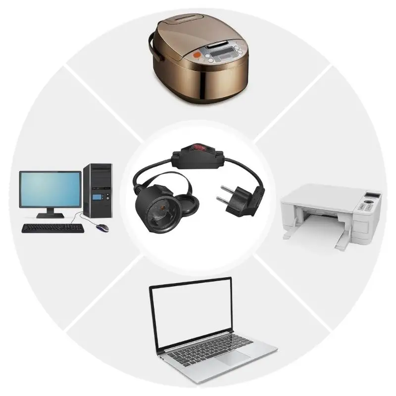 

652F 4,8 мм штекер-мама удлинительный кабель питания с защитной крышкой для ПК