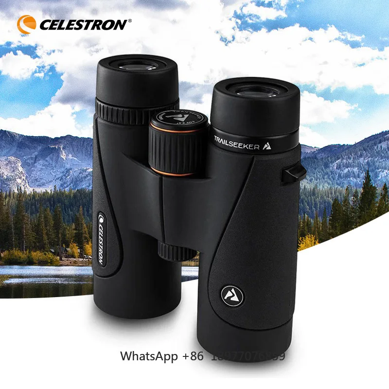 Celestron TrailSeeker 8x42/10X42 HD Binoculars Phase And Dielectric Coated BaK-4 Prisms – Waterproof & Fogproof For Adults