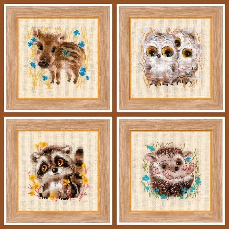 577 Juego de punto de cruz, Kit de punto de cruz chino, bordado, paquetes artesanales, tela de algodón, hilo dental, nuevos diseños de bordado