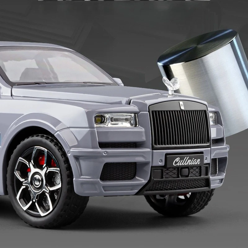 1:20 Rolls-Royce Cullinan SUV haute Simulation moulé sous pression en alliage de métal modèle de voiture son lumière retirer Collection enfants jouet cadeaux