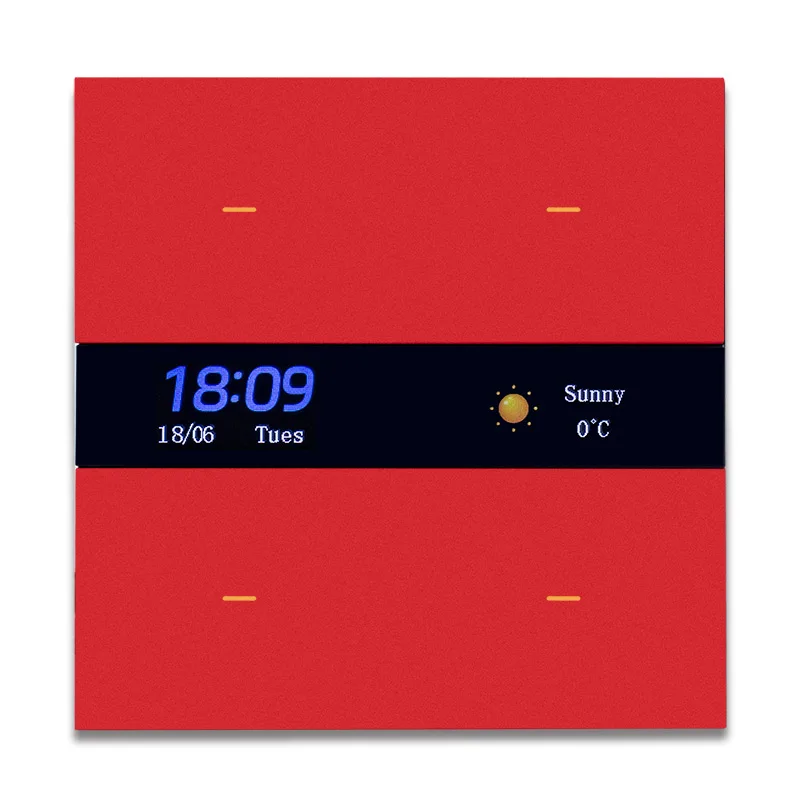 

Экран управления выключателем света Tuya Zigbee Smart Switch