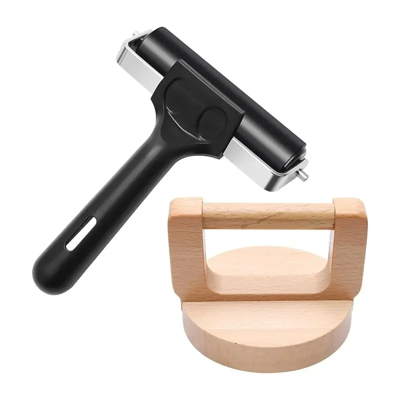 

1+1 Pcs Wooden Block Printing Baren Block Printing Kit Forcrafting, Printing, Inking