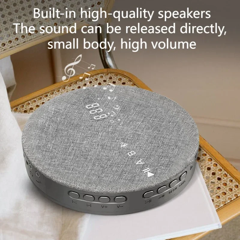 

High Quality Portable Bluetooth CD Player DVD/VCD HIFI with Speakers USB Retro Music 2025 Remote Control Stereo Home Hot Sale