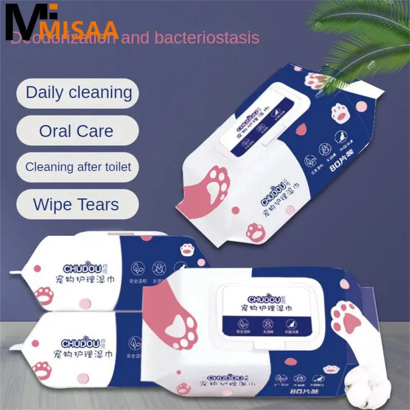 Deodorizing Wet Tissue Skin Friendly Ingredients Long Term Antibacterial Effect Without Damaging The Skin Pet Wipes No Wash