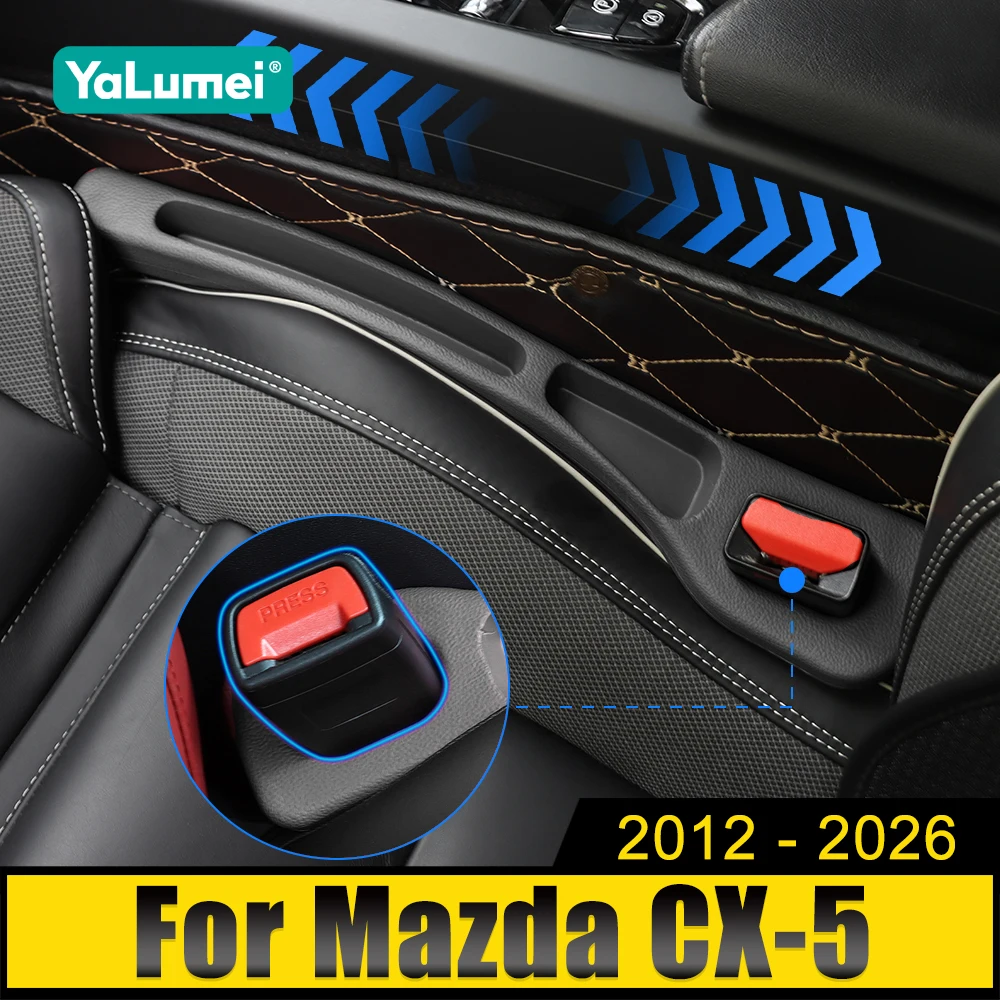 

For Mazda CX-5 CX5 KE KF 2012-2015 2016 2017 2018 2019 2020 2021 2022 2023 2024 2025 2026 Car Seat Leak Proof Strip Organizer