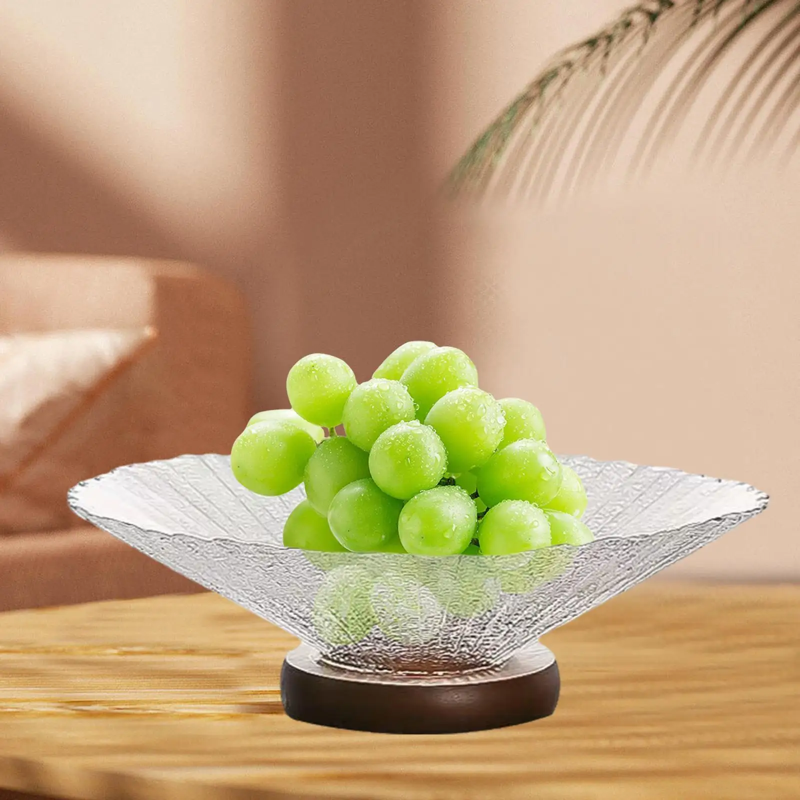 

Decorative Pedestal Bowl Snacks Fruit Basket for Farmhouse Home Room