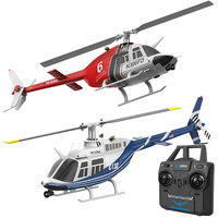 1:33 C138 Rc Era Simulation 206 Rc Helicopter Altitude Hold 2.4g Remote Control 6axis Gyro Expert Hobbyists Boy Birthday Gifts