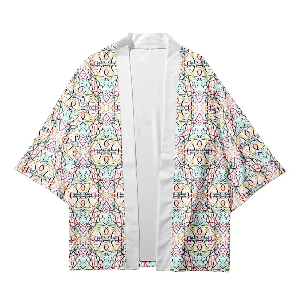 

Men's Japanese Kimono Women Traditional Forest Pattern Casual Loose Jacket Kimono Cardigan Beach Shirt Stylish Bathrobes