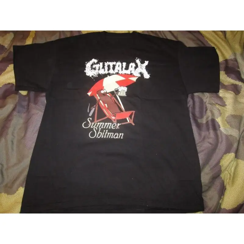 

Летняя футболка Gutalax Shitman, 100, хлопок, все размеры S 4XL, EL859