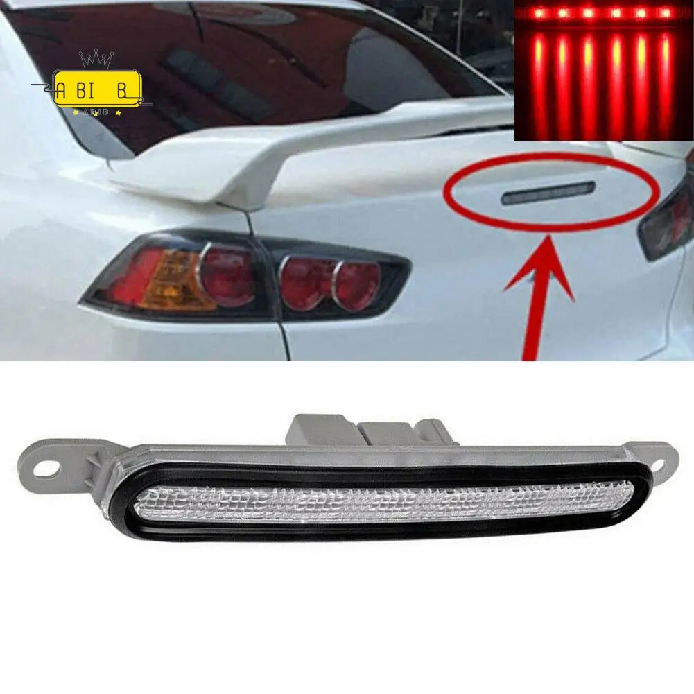 ABIB -Car Rear Tail Light Third Center Lamp LED High Mount Brake Light 8334A065 For Lancer Evolution EX 2008-2016