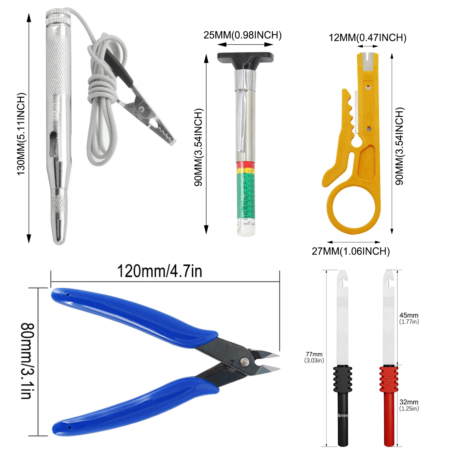 Car Terminal Removal Repair Tools Electrical Wiring Crimp Connector Pin Extractor Kit Keys Automotive Plug Pullers