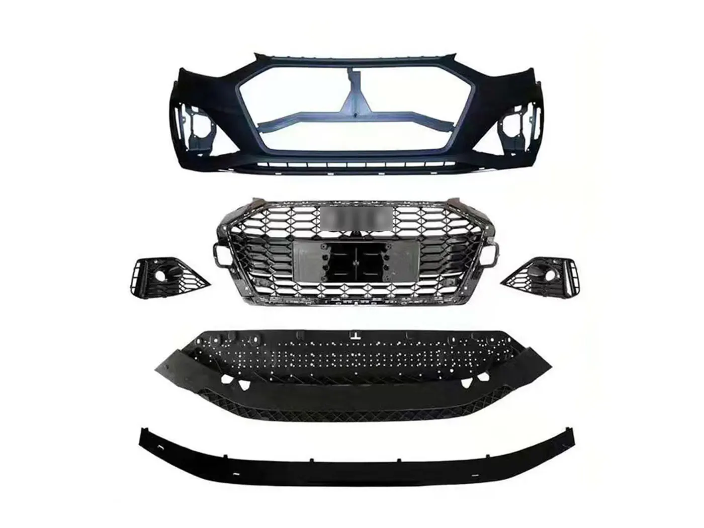 For Audi A4 RS4 Front Bumper for Tuning Parts PP Material 2020-2023