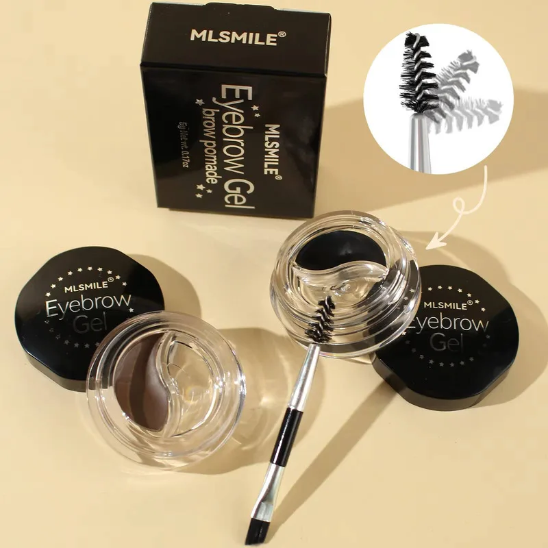 MLSMILE – crème double couleur 2 en 1, Gel teinté pour sourcils, 15 couleurs, imperméable, longue durée, sans taches, maquillage, tatouage des sourcils