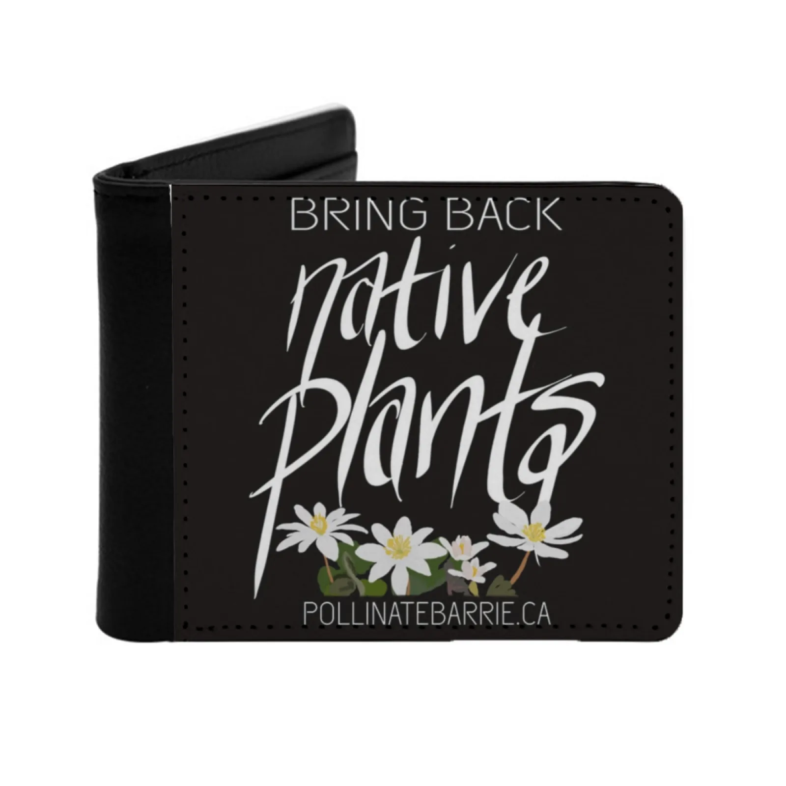 

Новый мужской кошелек Bring Back Native Plants, короткий модный кошелек из искусственной кожи, кошелек с несколькими картами, родные растения, родное садоводство