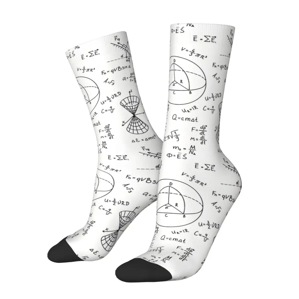 Amazing Physics Unisex Winter Socks Windproof Happy Socks Street Style Crazy Sock