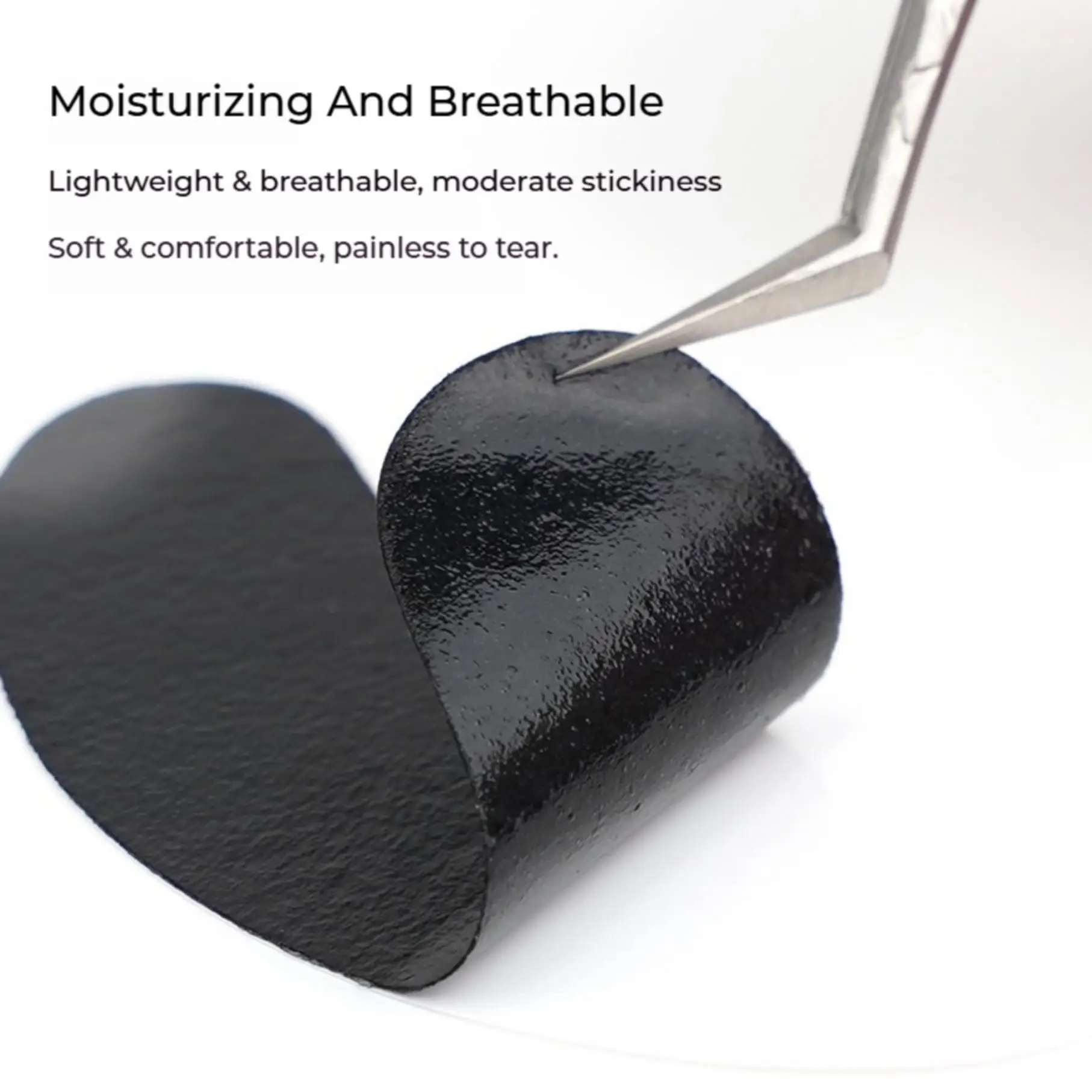 25/50Pairs Padding UV Black Patches for Eyelash Extension Eye Gel Pads Hydrogel Isolate UV Rays Paper Stickers Wraps Makeup New view 4