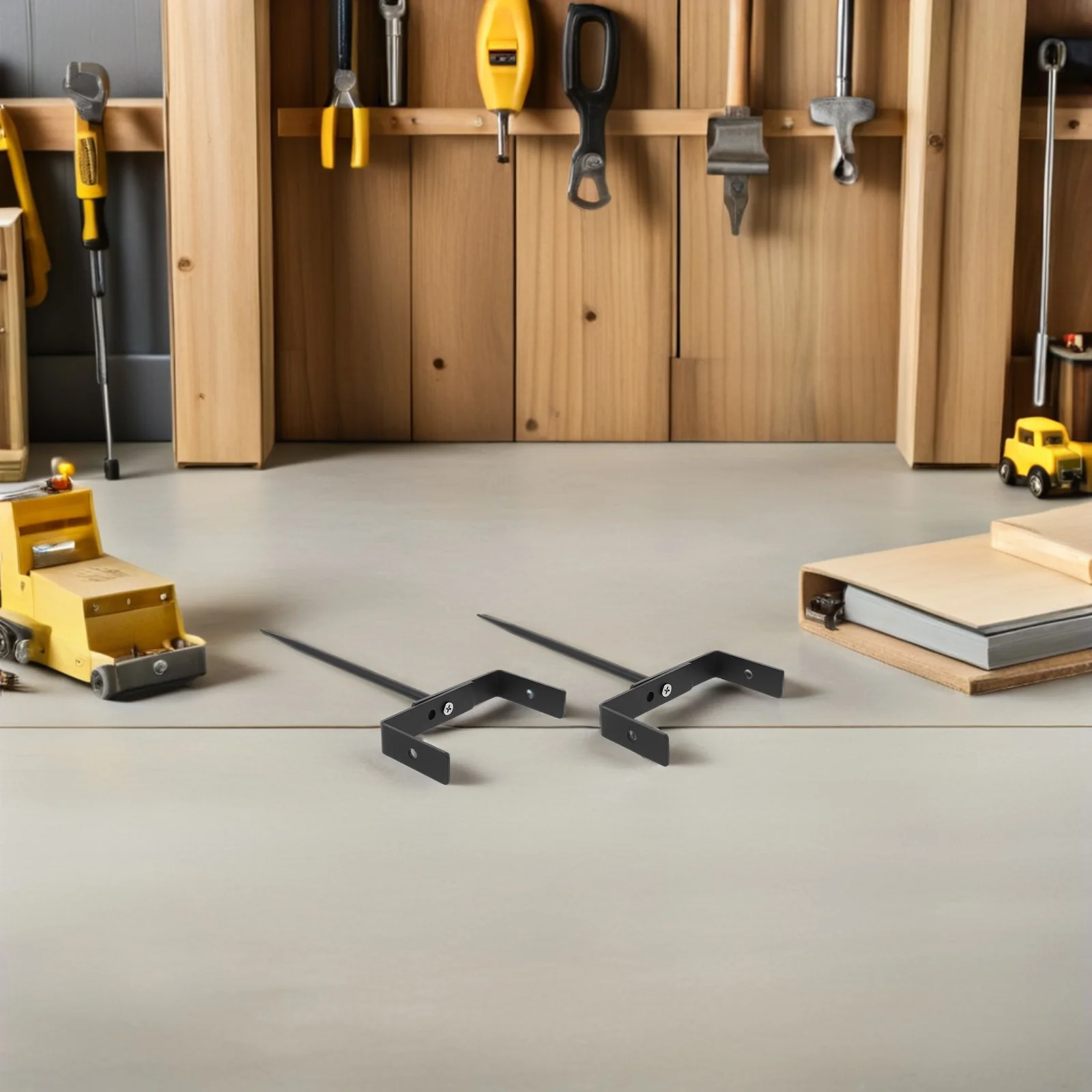 2Pcs Adjustable Metal Downspout Bracket Heavy Duty Gutter Pipe Support for 2-4 Inch Drain Systems Weather Resistant Long Term