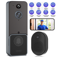 1080P Video Doorbell Wireless Waterproof Night Vision Digital Door Peepholes Home Wifi Camera Motion Detection Door Entry Bell