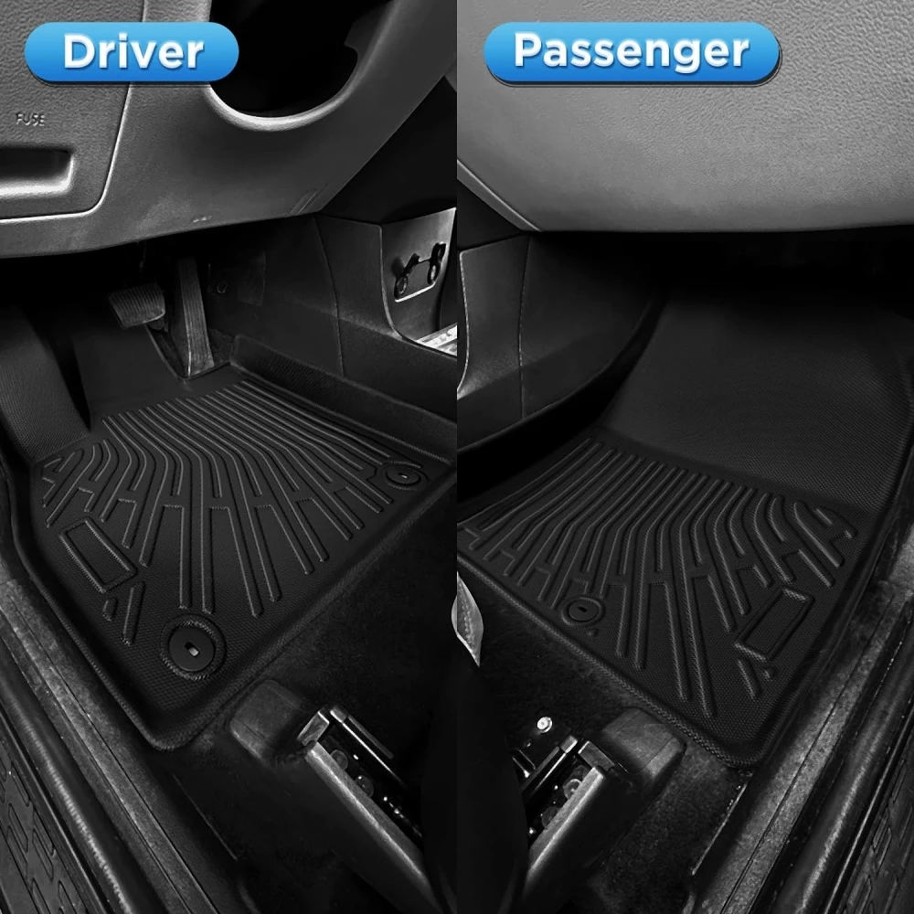 TPE Floor Mats For 2024 Hyundai Santa FE 5 Seater All Weather Protection Floor Liner Cargo Liner Floor Carpet(Non Hybrid)