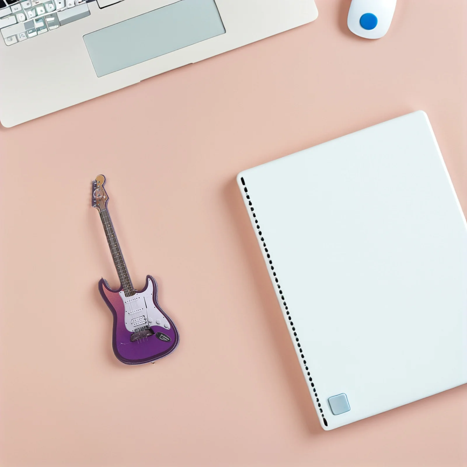 4 Stück Musik-Haarspangen aus Metall, Gitarren-Haarnadeln, Punk-Stil, Haarschmuck für Konzerte, Festivals, täglicher Gebrauch, Neuheit-Haarnadeln