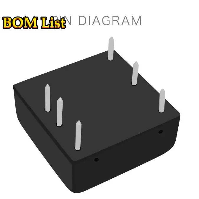 URA4815YMD URA4815YMD-10WR3 HiLink 10W DCDC izolowany konwerter 18-75Vdc podwójne wyjście 15V 333mA moduł zasilania obniżającego napięcie