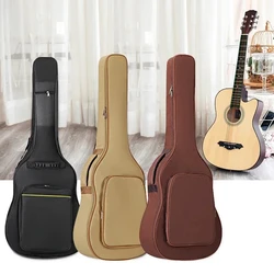 Thicken Guitar Bag Protective Storage Case Waterproof Double Straps Classic Acoustic Guitar Cove Padded Shoulder Backpack