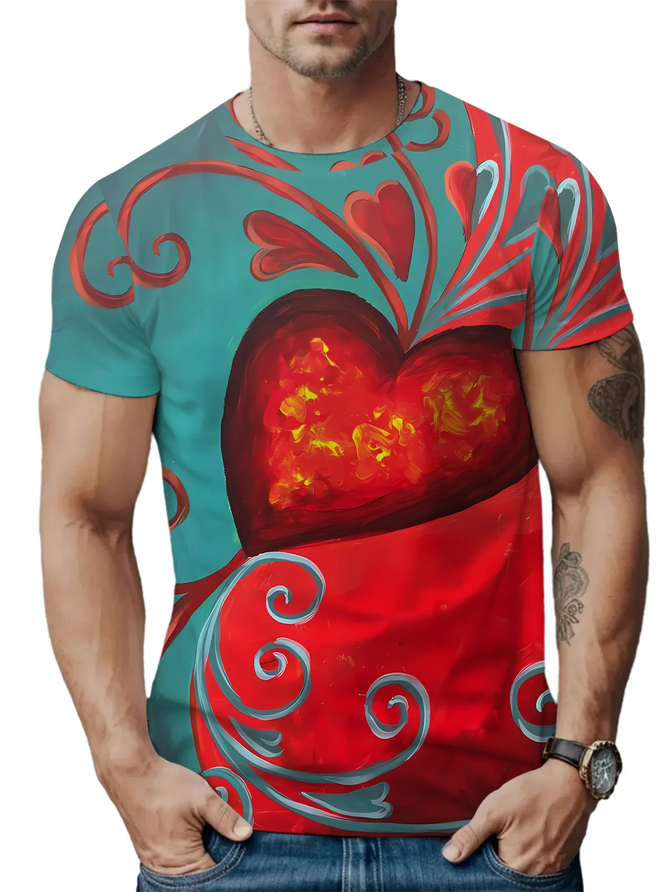 Hip Hop Men's Short Sleeve Crew Neck T-shirt Summer Outdoor Special Casual Comfort Tops Harajuku Oversized Woman S-7XL