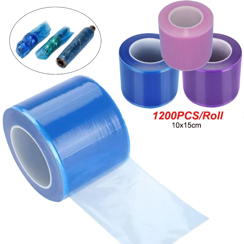 

1200Pcs/Roll Dental Barrier Film Tape Disposable Plastic Protective Film Anti-fouling Adhesive Band Dentist Odontología Material