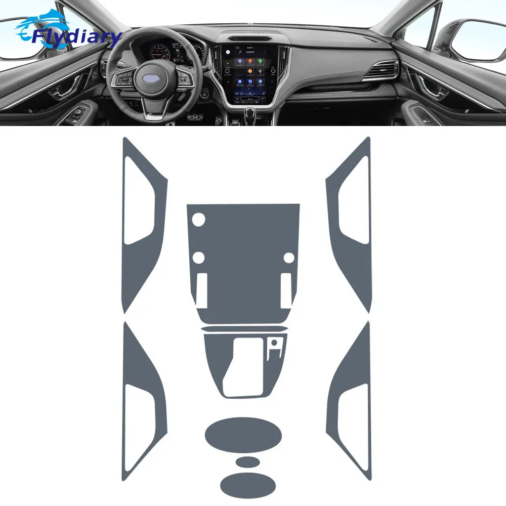 For Subaru OUTBACK 2021-2023 Car interior Center console transparent TPU Paint protective film Anti scratch sticker LCD screen