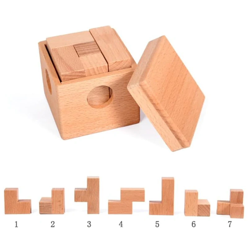 Moeilijke hersenkrakers voor volwassenen en kinderen 3D Soma Cube Puzzle Luban Lock Toys IQ Test Logic Games Juegos De Ingenio Y Destreza