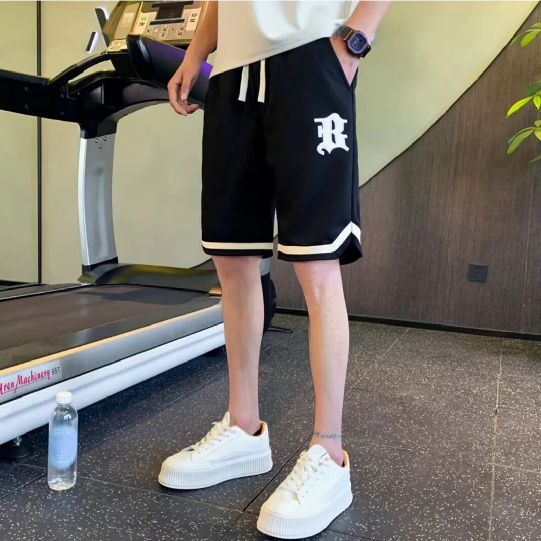 Summer Basketball Shorts American Street Sports Pants Casual Men's Clothing High Quality Embroidered Shorts Outdoor Fashion 2024