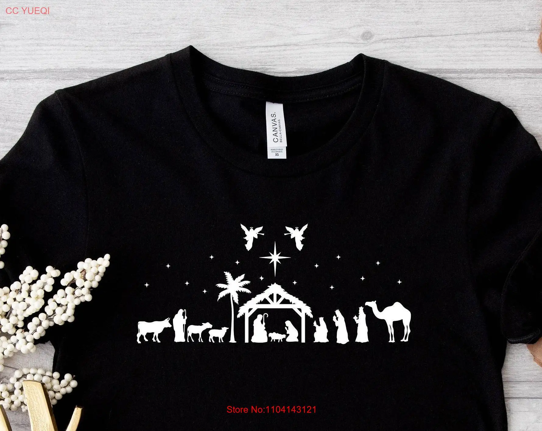 

True Story Christmas T Shirt Nativity Jesus Faith Christian Quotes Scripture Bible Verses God Religious