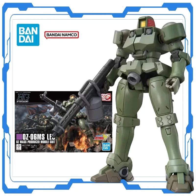 

Bandai Genuine Original Mobile Suit Gundam HG 1/144 OZ-06MS LEO Anime Figures Action Assembly Model Desktop Toy Gifts For Kids