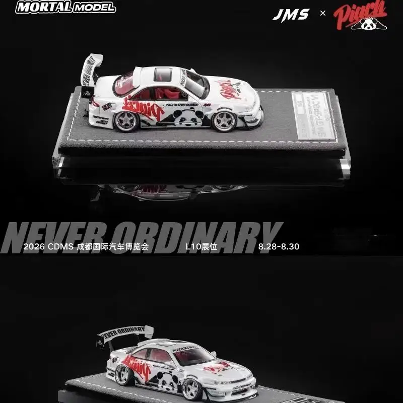 MORTAL JMSxPiACH 1:64 SILVIA S14 GT-SPEC V1 2026 CDMS  Alloy Die Casting Car Model Collection Model Boy Gift  Gifts for Men
