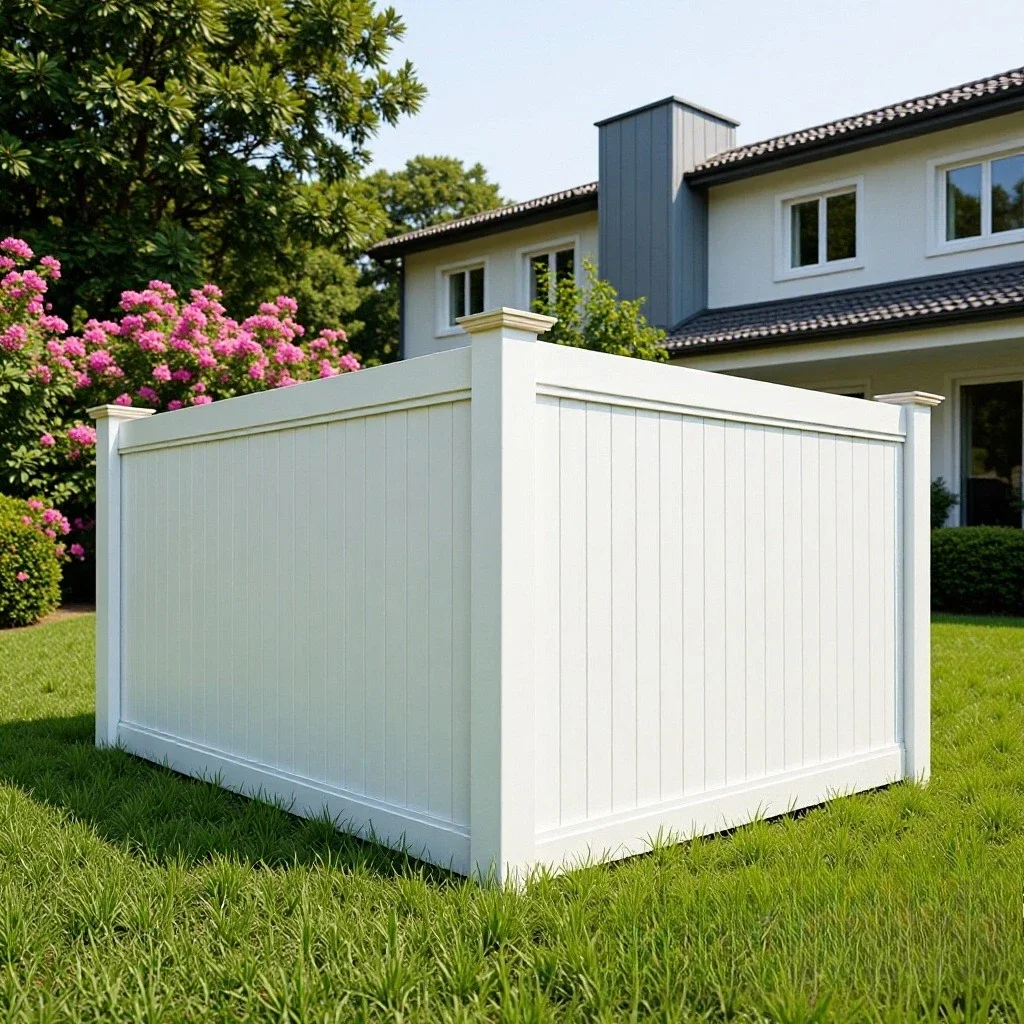 

PVC closed guardrail, American fence racecourse guardrail, courtyard fence protective railing, outdoor pastoral fence